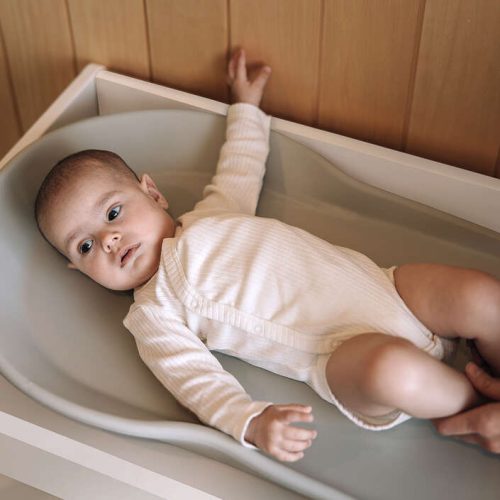 FreeON pelenkázó alátét – Prestige, szürke