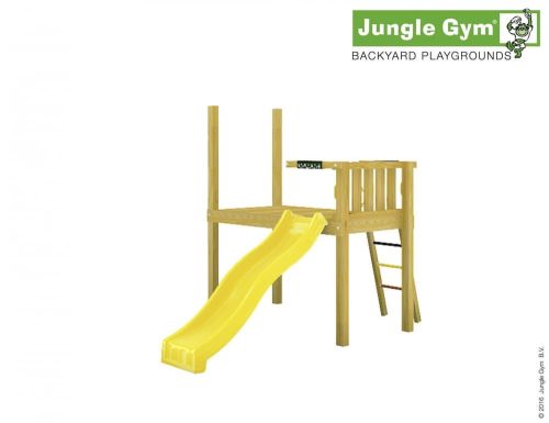 Kerti játszótér - Jungle Gym Playhouse platform L csúszdával és ajándék vágással