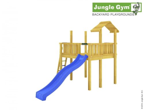 Kerti játszótér - Jungle Gym Playhouse platform XL csúszdával és ajándék vágással