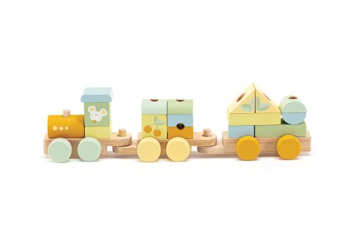 Sevi Infant Toys fa játék - Első vonatom (18 db)