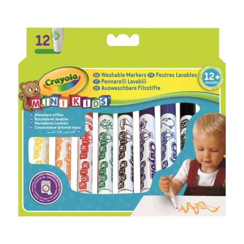 Crayola Mini Kids: 12 db-os tompahegyű filctoll