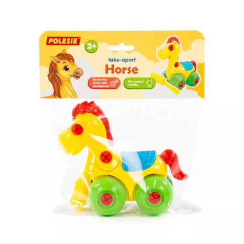 Moni Polesie műanyag szerelhető lovacska csavarhúzóval