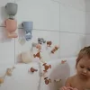 Mushie Tapadókorongos fürdőjáték szett - Önts és játssz! (4 db)