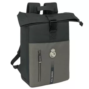 Real Madrid laptop hátizsák, iskolatáska Padle szürke
