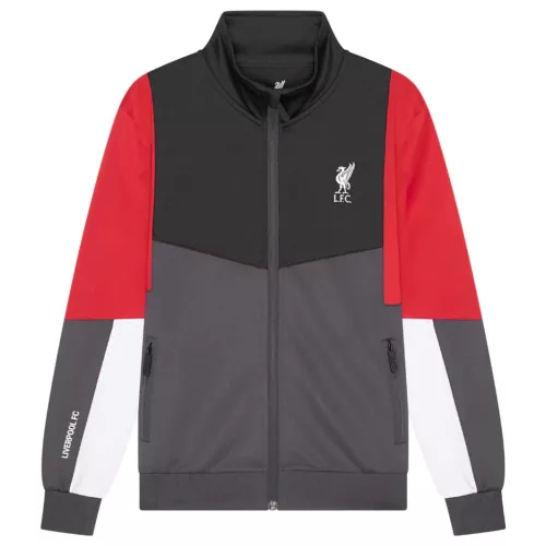 Liverpool melegítő garnitúra gyerek fekete-piros-fehér