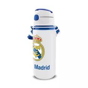 Real Madrid kulacs alumínium fehér szívószállal