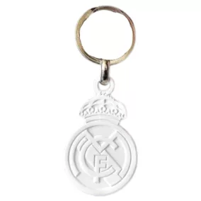 Real Madrid kulcstartó fehér címeres