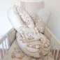 Moni DOMBABY Babafészek  50x75cm  BÉZS CSILLAGOS