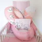 Moni DOMBABY Babafészek  50x75cm PINK CSILLAGOS