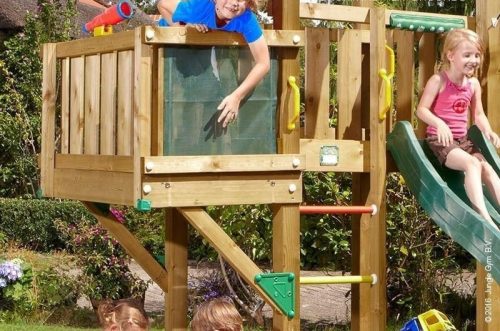 Kerti játszótér - Jungle Gym Balcony modul ajándék vágással