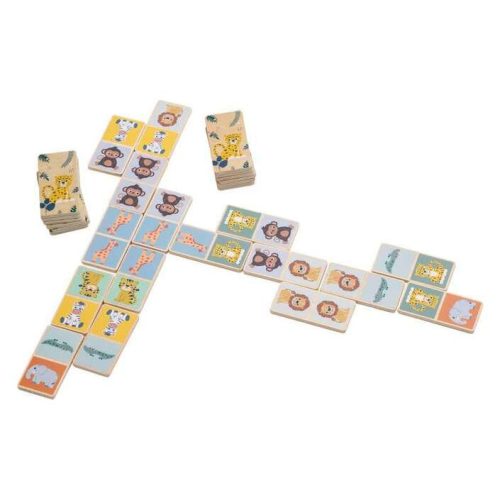 FreeON free2play Domino Safari – Fa társasjáték - 28 db-os