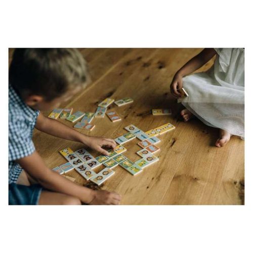 FreeON free2play Domino Safari – Fa társasjáték - 28 db-os