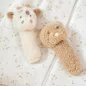 NATTOU Plüss játék csörgő Teddy maci 14 cm, 0m+