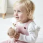 NATTOU Plüss játék csörgő Teddy maci 14 cm, 0m+
