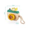 Zopa fa játék fényképezőgép zöld/sárga