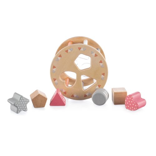 Zopa fa játék formabedobó henger kék