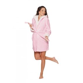 Poppy DK unikornis rózsa-ekrü Köntös