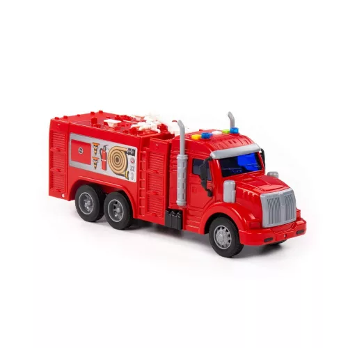 Moni Polesie műanyag tűzoltó kamion piros