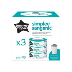   Tommee Tippee Sangenic SIMPLEE pelenka csomagoló utántöltő - 3 db