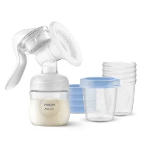   Philips Avent kézi mellszívó + ajándék 5db VIA 180ml pohárral