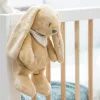 NATTOU Usínaček plüss zenei fényjelzővel és sírásérzékelővel 4 az 1-ben Sleepy Bunny Halványbarna 0m