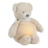 NATTOU Usínaček plüss zenei fényjelzővel és sírásérzékelővel 4 az 1-ben Sleepy Bear Beige 0m+
