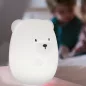   NATTOU Nagy méretű, 16 cm-es szilikon éjszakai fény medve