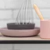 NATTOU  Szilikon étkészlet 4 db-os rózsaszín-lila BPA mentes