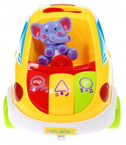 Apollo Hola állatos formarendező játékautó zenével