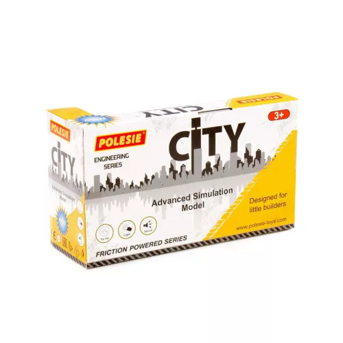 Moni Polesie műanyag emelőkosaras autó narancs