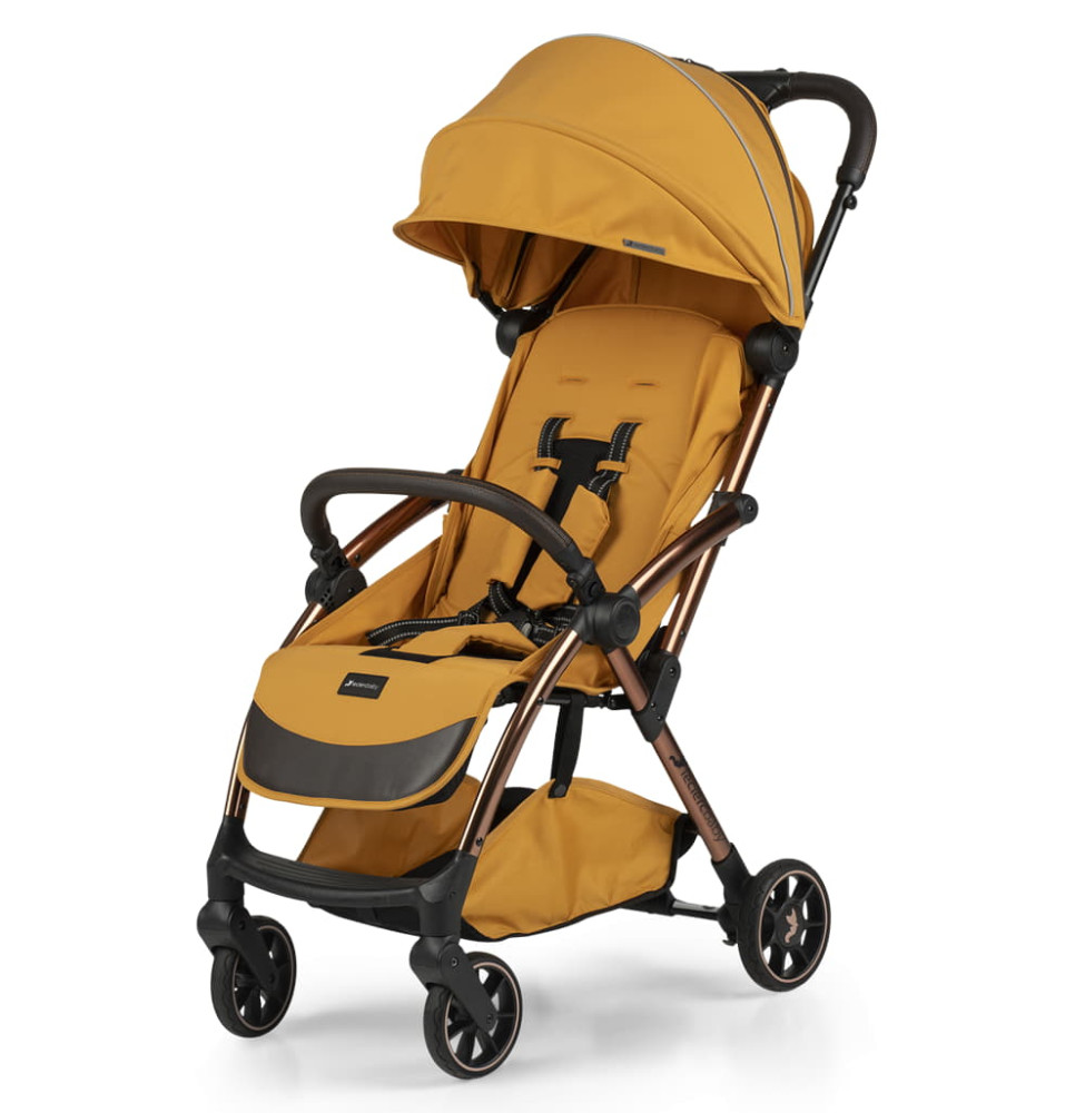 Leclerc Influencer Air könnyű sport babakocsi fekete mózeskosár- Gold Mustard (900000883) Leclerc Influencer Air könnyű sport babakocsi fekete mózeskosár- Gold Mustard (900000883)