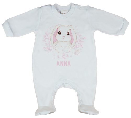 Rugi, kombi, pelenka nyuszis 3 részes szett 56-os méretben