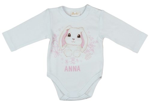 Rugi, kombi, pelenka nyuszis 3 részes szett 56-os méretben