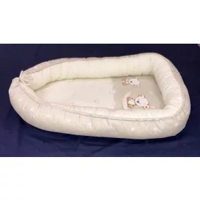 Moni Dombaby babafészek 50x75cm macis szürke