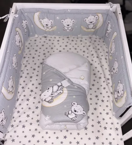 Moni Dombaby kókuszpólya 68x68 macis szürke