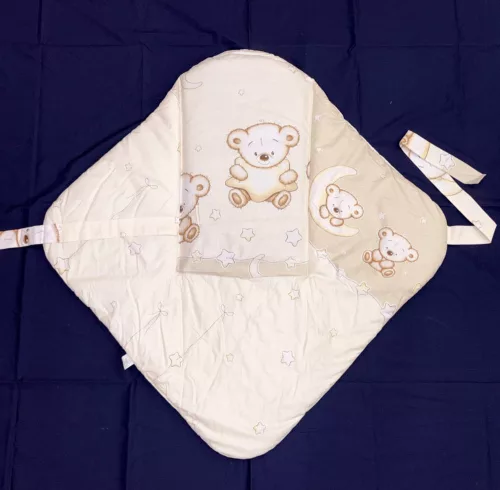 Moni Dombaby kókuszpólya 68x68 macis bézs