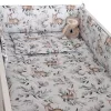 Moni DOMBABY 3 részes ágynemű garnitúra fejvédővel   ŐZIKE ZÖLD