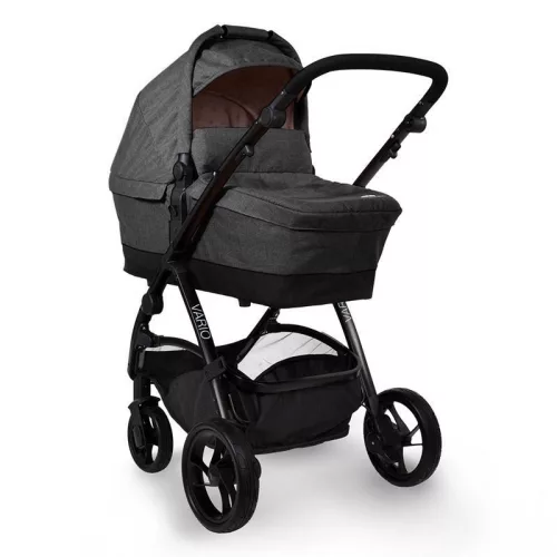 PETITE&MARS Vario/Spider Black Melange babakocsihoz mózeskosár