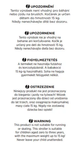 PETITE&MARS lábzsák  Street+, Royal, Move babakocsihoz fekete