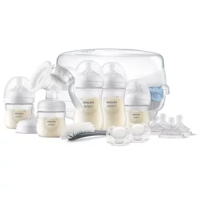  Philips AVENT Natural Response szoptatási készlet kézi mellszívóval és MW sterilizátorral