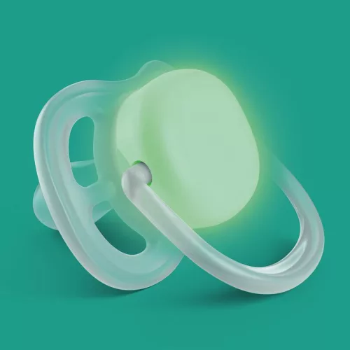 Philips AVENT SCF376/19 Játszócumi Ultra air éjszakai 0-6hó lányos, 2db