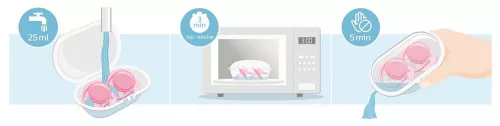 Philips AVENT SCF092/03 Játszócumi Ultrasoft Premium 0-6hó lila 1 db