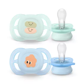   Philips AVENT SCF075/04 Játszócumi ultra start mintás 0-2hó fiús 2 db