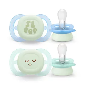   Philips AVENT SCF075/08 Játszócumi ultra start éjszakai 0-2hó fiús 2 db