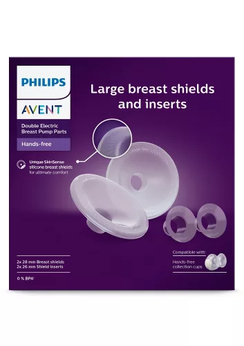 Philips AVENT SCF552/11 Hands-Free mellbimbóvédő L, szilikonbetétek