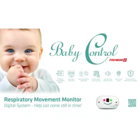   Moni Baby Control Premium 2 légzésfigyelő készülék 2 extra nagy lappal