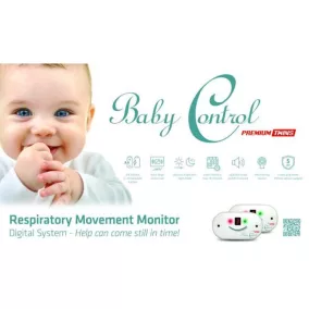   Moni Baby Control Premium TWINS légzésfigyelő készülék 2 gyermek számára
