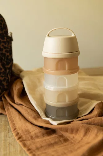 Béaba Transzparens Tápszeradagoló – 4 rekeszes (Clay)