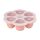 Béaba Szilikon multifunkciós bébiétel tároló - 6 x 150 ml - Sötét rózsaszín