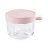 Béaba Tároló doboz kiváló minőségű üvegből - 150 ml - Rózsaszín -
